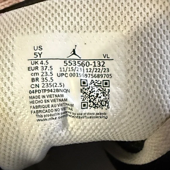Nike Jordans, kids size 5